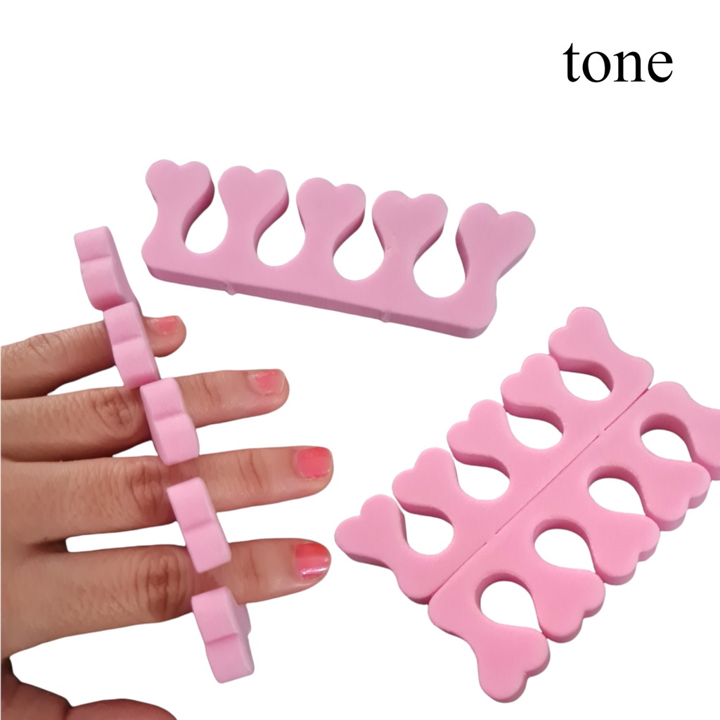 Spons Pemisah Jari Nail Art Alat Manicure Pedicure | Spons Finger Separator