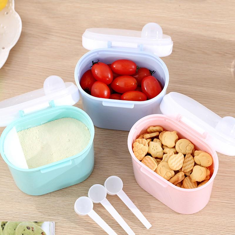 Toples Susu Bubuk Kotak Susu Tempat Penyimpanan Susu Bubuk Bayi Snack Serbaguna Kedap Udara