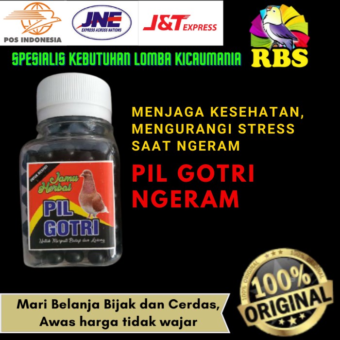 Jamu Herbal Pil Gotri Merpati Balap Khusus Ngeram