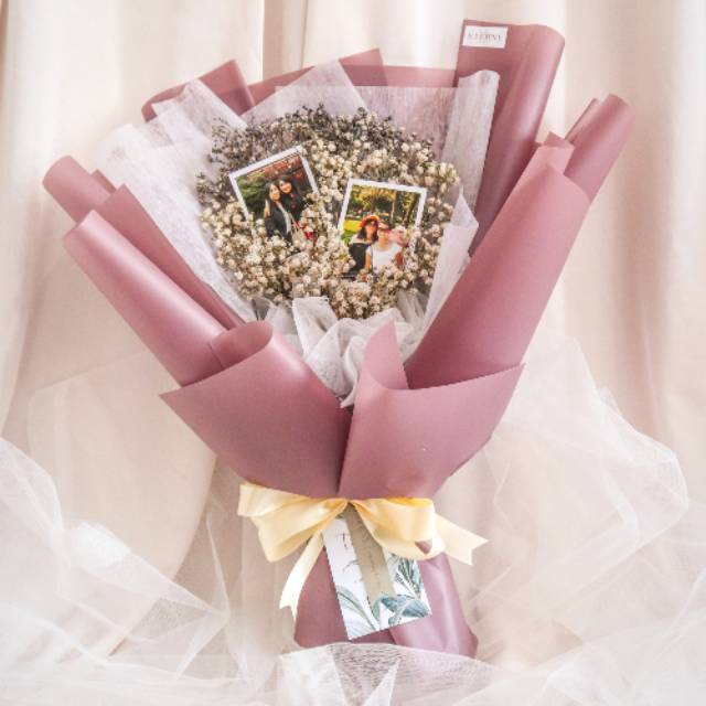 Buket Baby breath kering / dried baby breath bouquet
