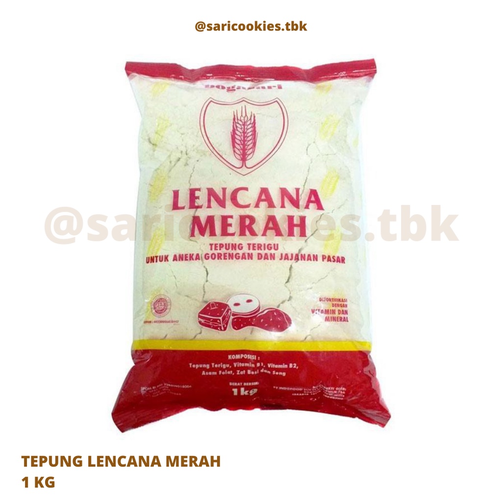 

TEPUNG TERIGU LENCANA MERAH 1 kg