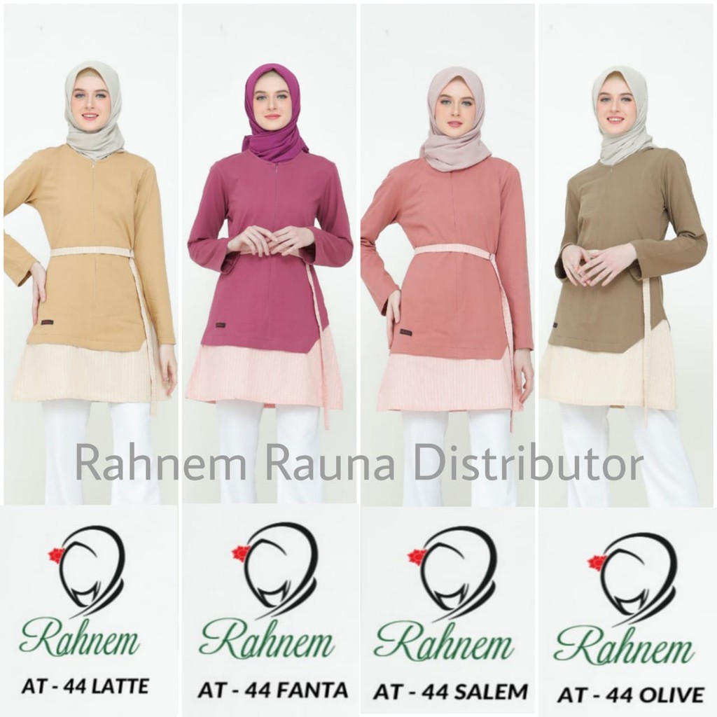 atasan dewasa / rahnem at 44 / tunik wanita / baju dewasa / atasan muslim / atasan kaos wanita
