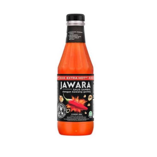 JAWARA EXTRA PEDAS SAUS SAMBAL BOTOL 340 ML