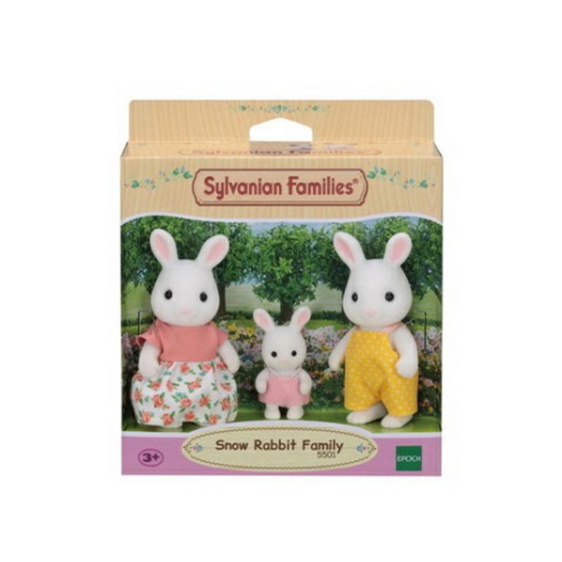 Sylvanian Families Snow Rabbit Family 3 figure