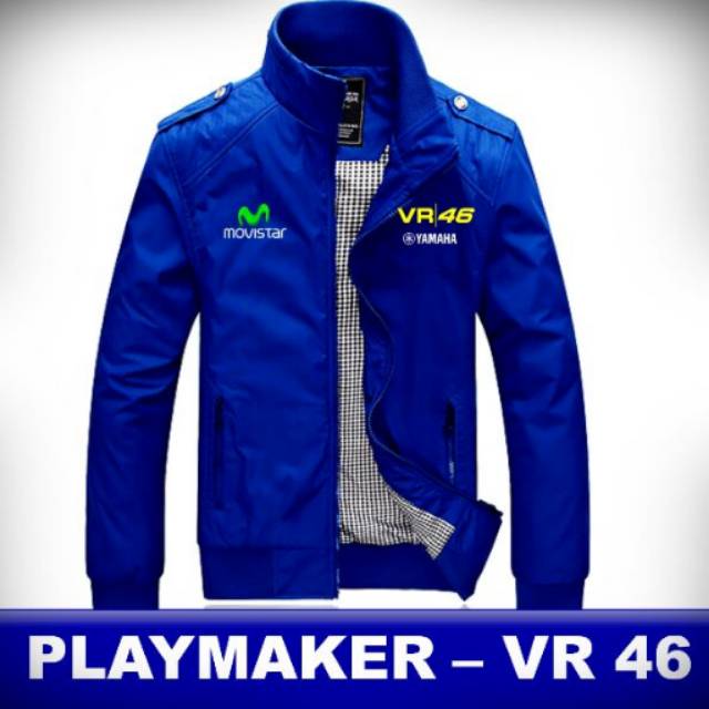 Jaket parasut playmaker Valentino Rossi