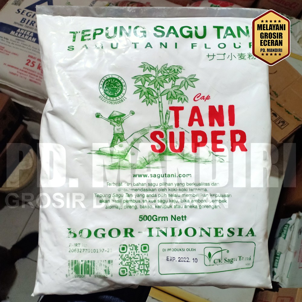 

CAP TANI SUPER TEPUNG SAGU TANI 500 GR