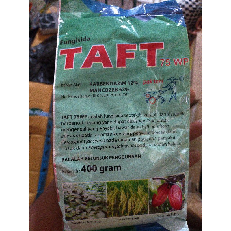 FUNGISIDA TAFT 75WP 400 GRAM