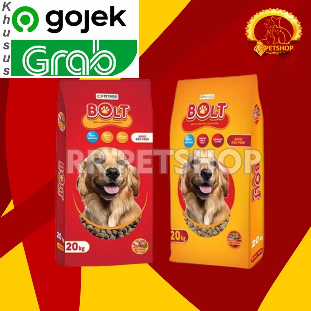 Gosend Bolt Dog Dry Food Adult Makanan kering Anjing Dewasa 20 KG