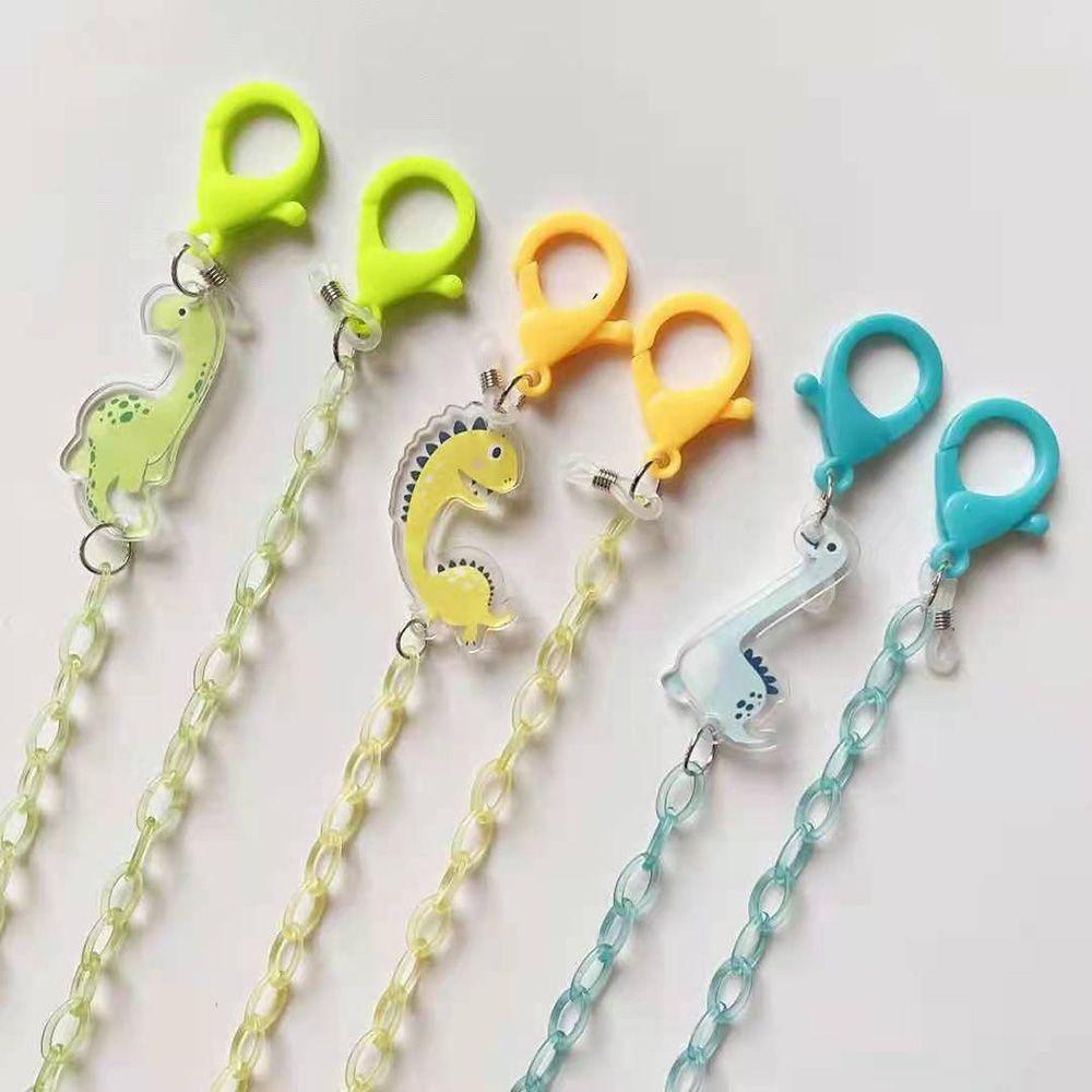 R-flower Glasses Chain Candy Color Rantai Kalung Akrilik Dinosaurus Anti Hilang