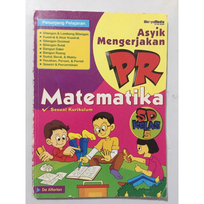Buku Asyik Mengerjakan PR Matematika SD Kelas 5