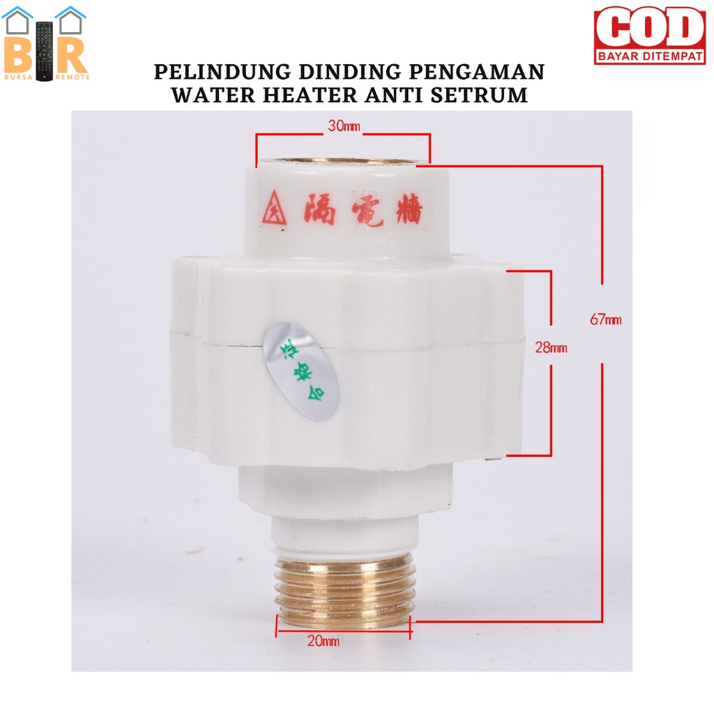 Water Heater Anti Listrik Dinding Perangkat Perlindungan Kebocoran Perbaikan Pemanas Air