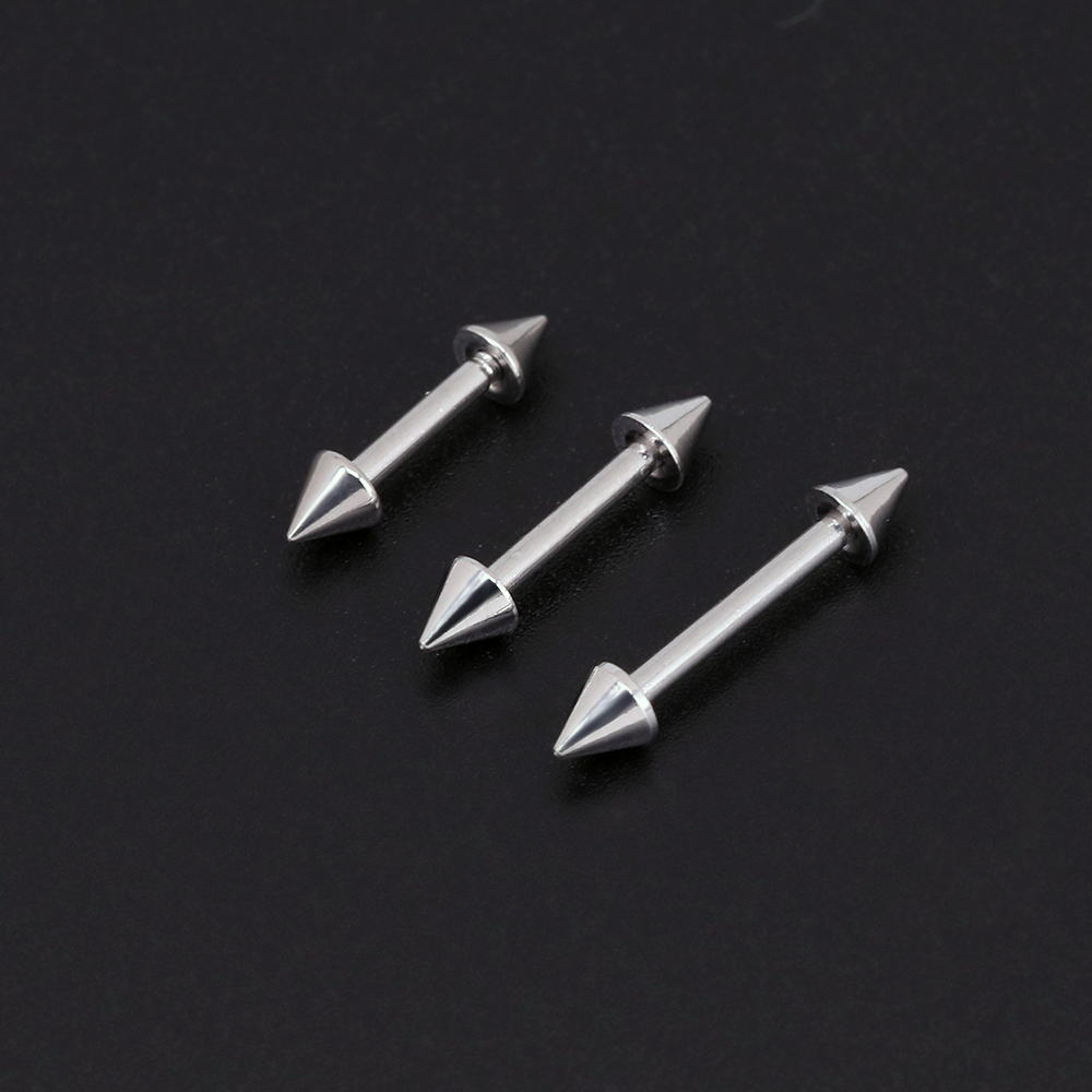 1 Set Anting Tindik Telinga / Alis / Hidung / Bibir Bahan Stainless Steel 316l 16g