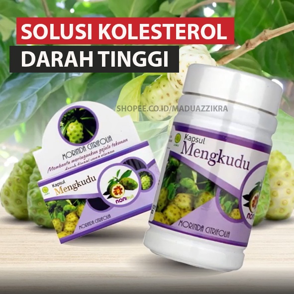 Kapsul Buah Mengkudu Obat Kolesterol dan Darah Tinggi Herbal