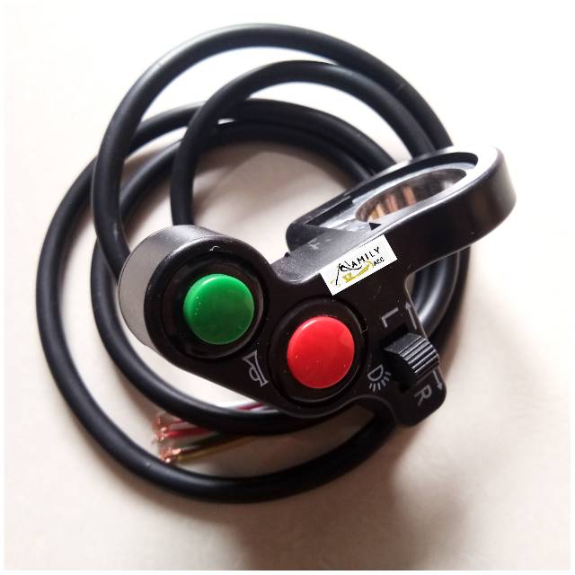 Saklar kiri motor universal model domino gp on off saklar lampu sen dan klakson universal