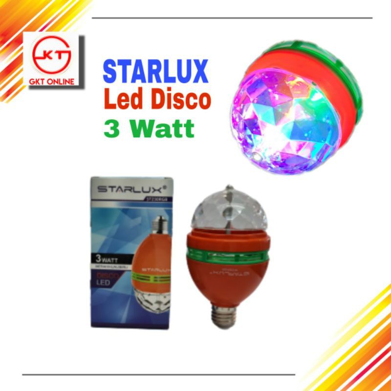 WSELLER- Lampu Disco LED putar Starlux