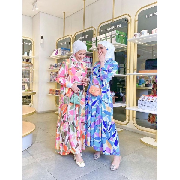 CUCI GUDANG DRESS LEBARAN / DRESS ZARA BAHAN ADEM / ORIGINAL BY HD.ID