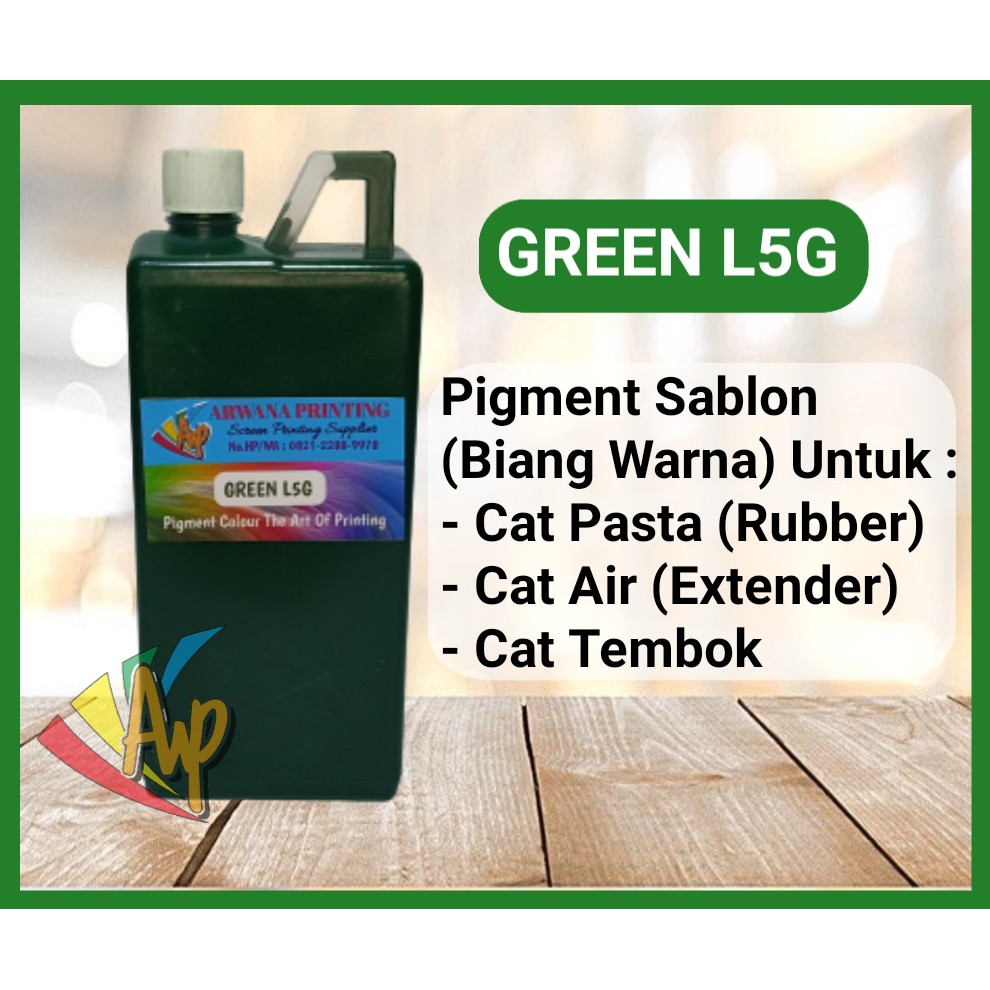 

Biang Warna Sablon Hijau Pigment Green L5G 1kg