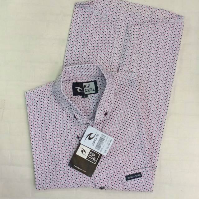 Kemeja Pria Motif Pria Cowok Lengan Pendek Bunga Formal Casual Murah Slimfit All Size M L XL Bagus