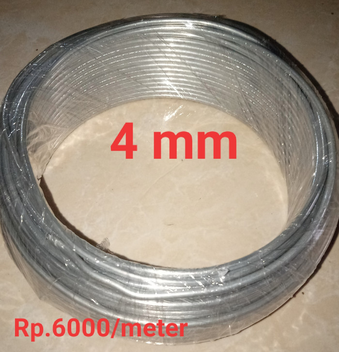 Kawat Bonsai 4mm. Ecer per Meter