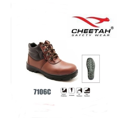PROMO !!! SEPATU SAFETY CHEETAH 7106C (Warna Coklat)