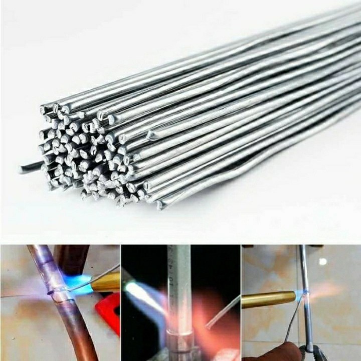 Kawat Las Aluminium Electrode Suhu Rendah Welding Wire 50cm Almini Almunium Elektroda