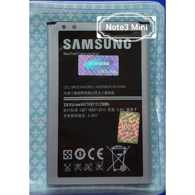 Baterai Battery Batre Original Samsung Note 3 Neo N7505 NOTE 3 MINI N7500