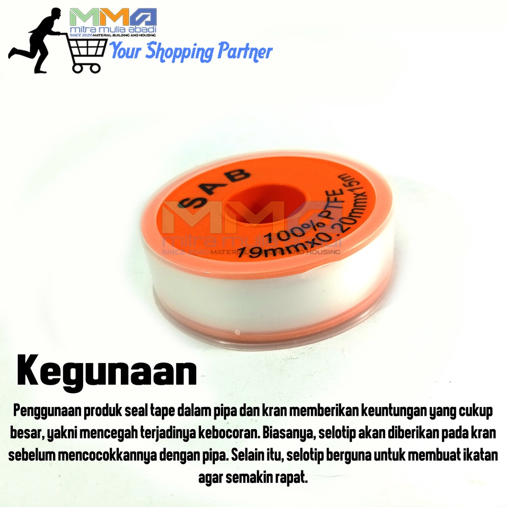 SEALTAPE PIPA PLUMBER SEALTAPE TEFLON / SEALTAPE KRAN