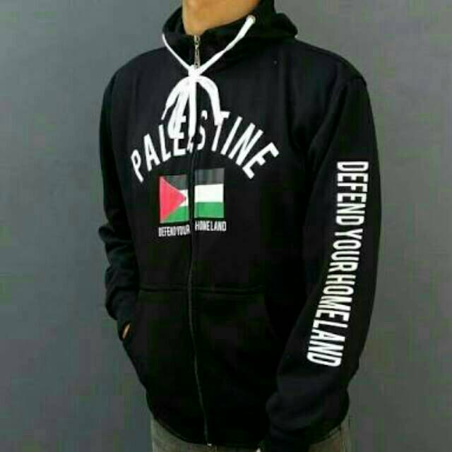 SAVE PALESTINE - JAKET SWEATER PALESTINA - ZIPP HOODIE