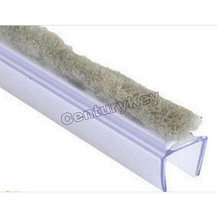 Clip Seal Mohair | Klip Seal Pintu Kaca Mohair Bulu Lis Celah Kaca