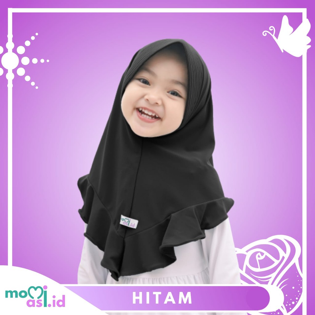 Momiasi - Kerudung Anak Jilbab Hijab Anak Bayi Perempuan Premium Yuki Daily