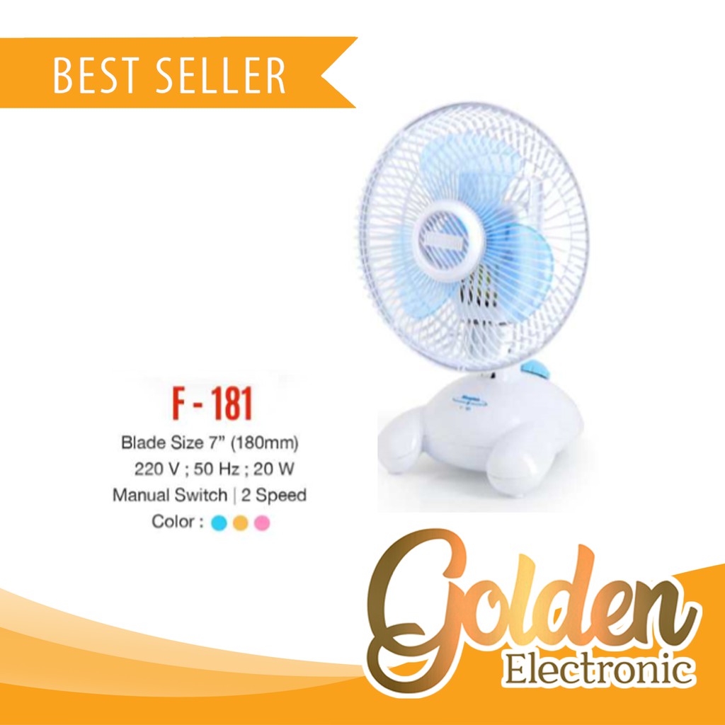 Maspion F-181 Desk Fan Kipas Angin Meja 7inch Murah Se-Surabaya