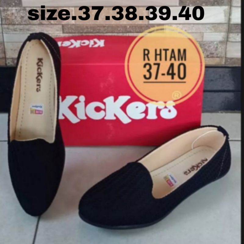 PROMO  FLAT SHOES WANITA DEWASA / SEPATU WANITA DEWASA BALET RAJUT KICKERS TRENDI / SEPATU WANITA TERBARU