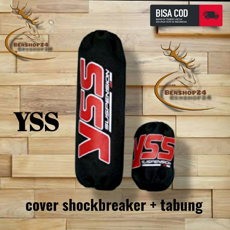 Cover sokbreker belakang plus sarung tabungnya bahan waterproof