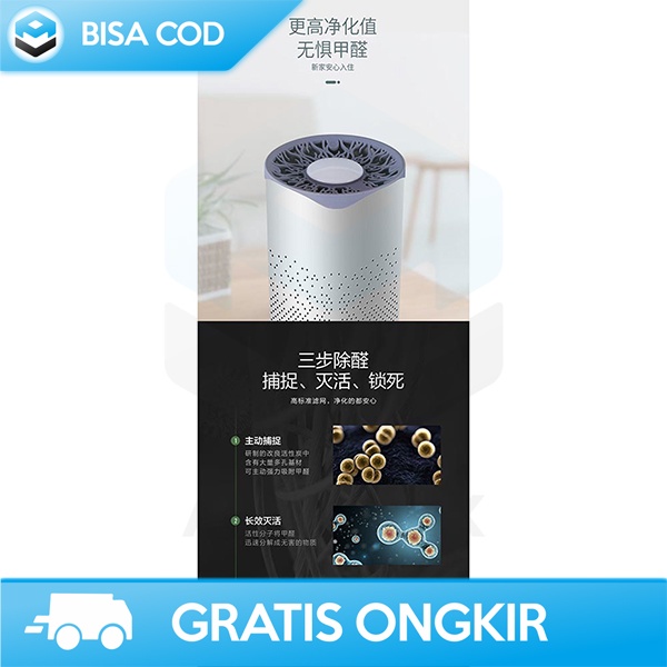 AIR PURIVIER CLEANER PEMBERSIH UDARA BY NOBICO BC-AP-01 MINIMALIS ORI