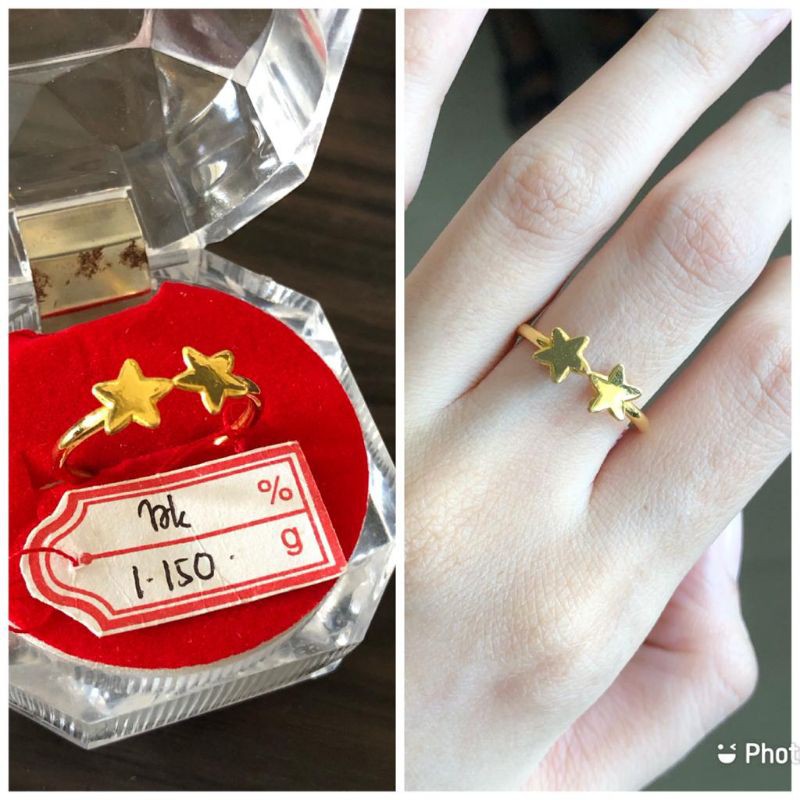 Cincin simple cincin Korea cincin korean style ring start simple elegant cantik mewah cincin wanita