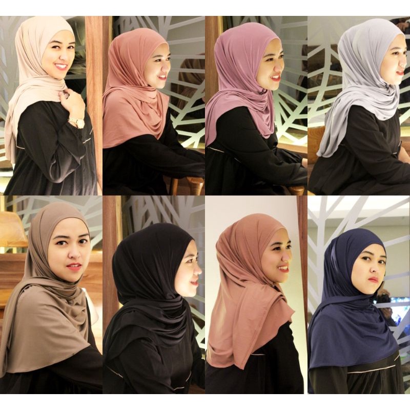 PASHMINA JERSEY zoya instan / Jersey Pashmina / Pashmina Anti Ribet / Pashmina Arini