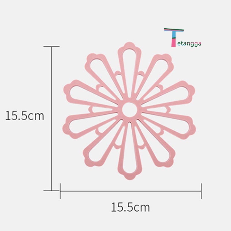 Tatakan Panas Murah Anzo Silicon Pad Set/Tahan Panas Silicone Heat Insulation Pad Tableware Pad