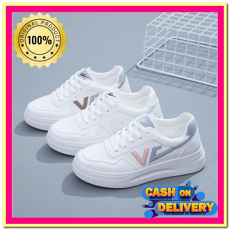 Sepatu Sneakers Slip On Wanita Cewek Sepatu Sport Olahraga Tanpa Tali Slop Kets Sneaker Murah Import