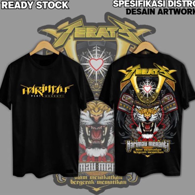 kaos psht harimau menanti plastisol