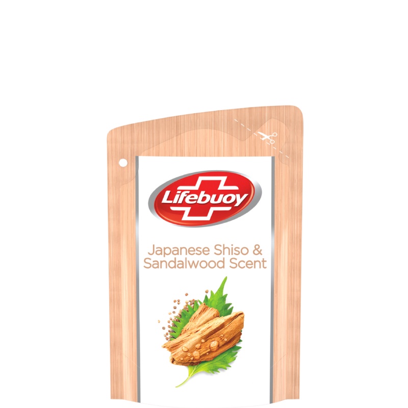 Lifebuoy Sabun Mandi Cair Japanese Shiso & Sandalwood Scent 250 mL