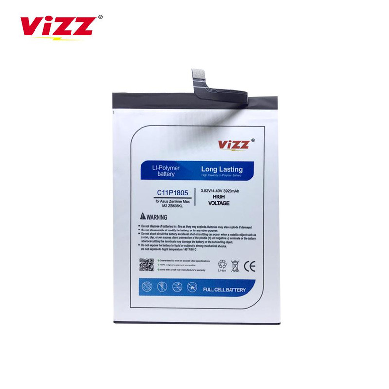 Vizz Double Power Battery Batre Baterai Vizz Asus Zenfone Max M2 ZB633KL C11P1805