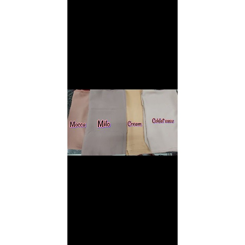 Pashmina Diamond Crepe Italiano Stretch Premium (175cm × 75cm)-6