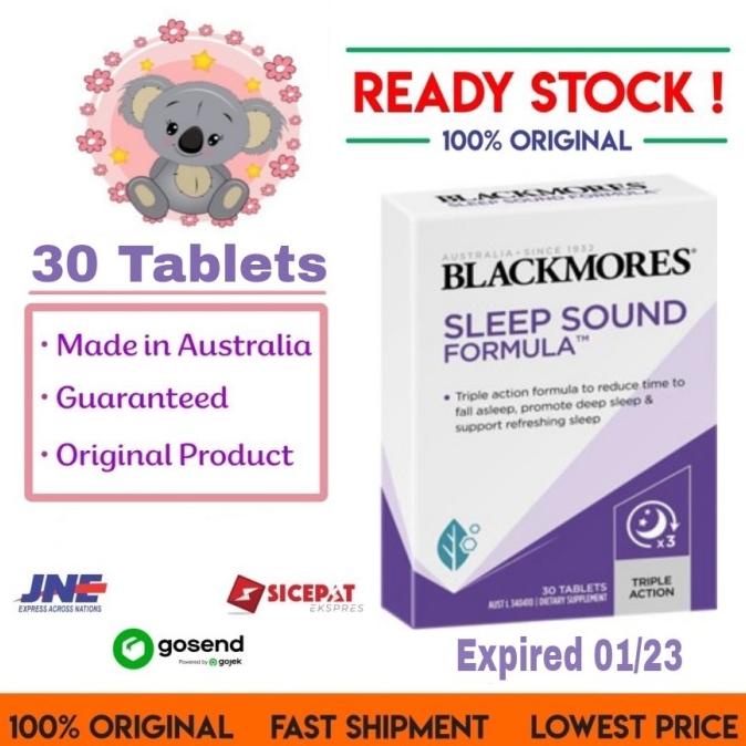 Jual Blackmores Sleep Sound Formula 30 Tablets Lc | Shopee Indonesia