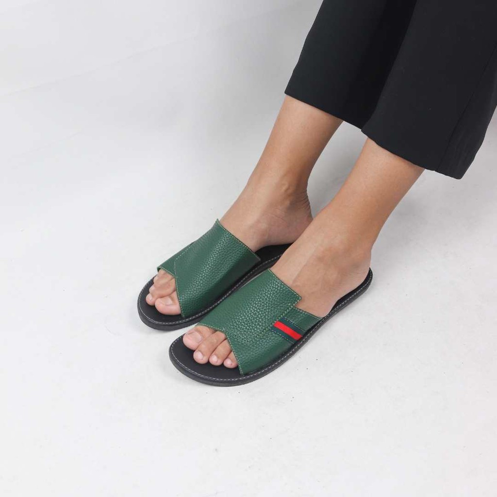 Sandal Papirut Look Up Sandal Wanita Papirut Murah Bisa COD Sandal Kulit Kokop Best PSHCSA - CASSIA