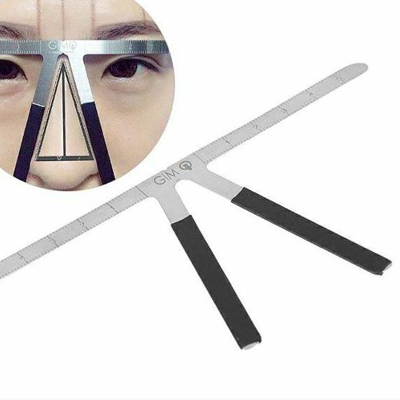 

Miliki Penggaris pengukur alis V besi Cetakan Alis 售