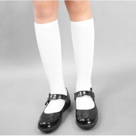 Kaos Kaki Paskibra Putih Polos Panjang - Kaos Kaki Putih - Kaos Kaki Panjang Selutut