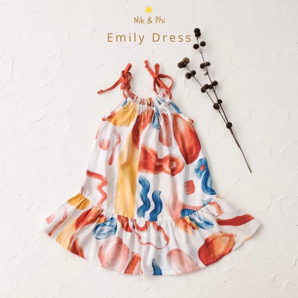 Babygiggles - Emily Dress / Baju anak perempuan Nik &amp; Phi