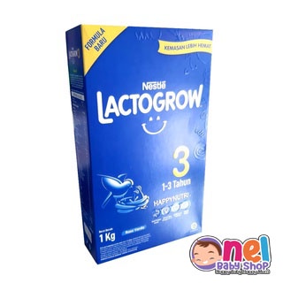 SUSU LACTOGROW 3 dan 4 HAPPYNUTRI MADU, VANILA 1 kg