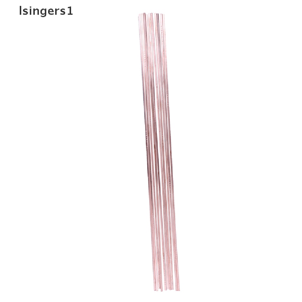 (lsingers1) 10pcs Batang Solder Suhu Rendah 3x1.3x400mm Untuk Las / Perbaikan Brazing