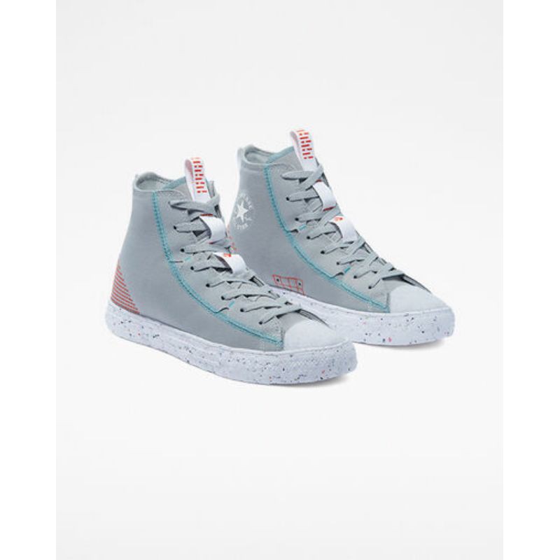 CONVERSE CT AS CRATER RECYCLED CANVAS - ASH STONE BRIGHT POPPY WHITE